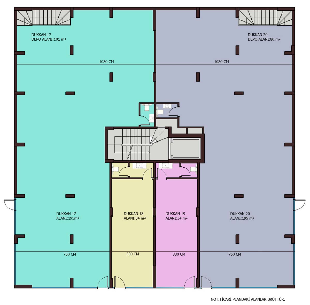 Doruk Sitesi — ticari ic